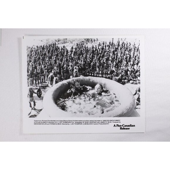 1985 King Solomons Mines Movie press kit + 6 photo sheets, Richard Chamberlain, - Picture 8 of 9